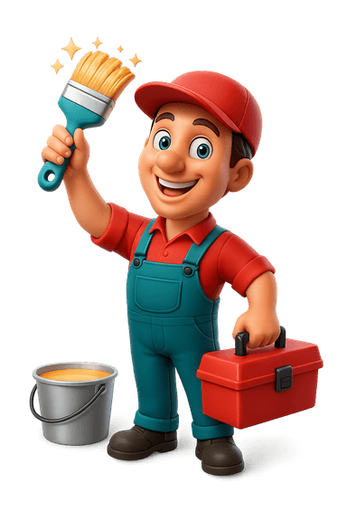 Handyman Mascot